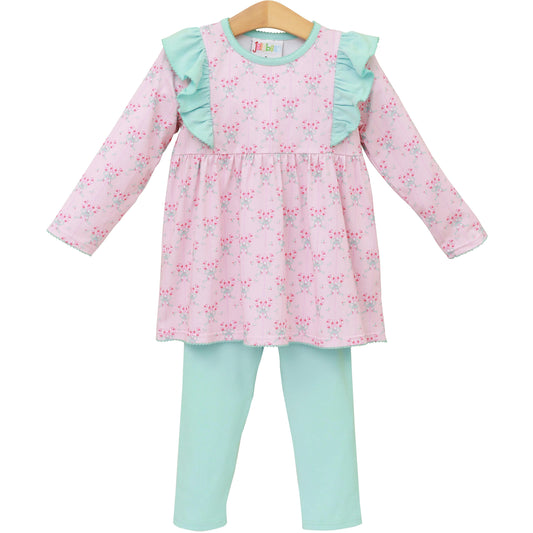 Candy Cane Ruffle Set